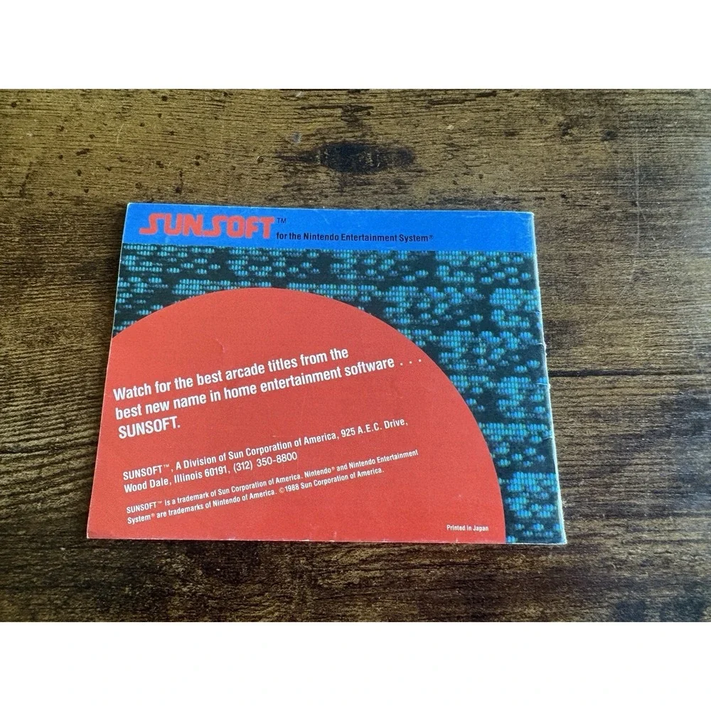 Blaster Master (Nintendo Entertainment System NES) Original Manual Only